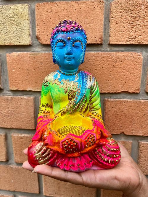 Buddha: Dipped In Chakra Colors - Image 4