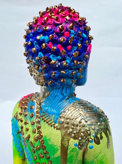 Buddha: Dipped In Chakra Colors - Image 3